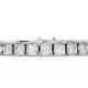 Cushion Shape Diamond Bracelets in Gold