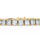 Cushion Shape Diamond Bracelets in Gold