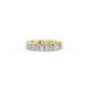 Princess Shape Diamond Eternity Bands in Gold