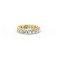 Round Shape Diamond Eternity Bands in Gold