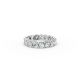 Round Shape Diamond Eternity Bands in Gold