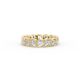 Cushion Shape Diamond Eternity Bands in Gold
