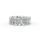 Marquise Shape Diamond Eternity Bands in Gold