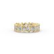 Pear Shape Diamond Eternity Bands in Gold