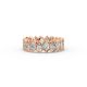 Pear Shape Diamond Eternity Bands in Gold