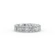 Radiant Shape Diamond Eternity Bands in Gold