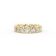 Round Shape Diamond Eternity Bands in Gold