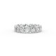 Round Shape Diamond Eternity Bands in Gold