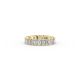 Emerald Shape Diamond Eternity Bands in Gold