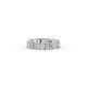 Emerald Shape Diamond Eternity Bands in Gold
