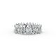 Marquise Shape Diamond Eternity Bands in Gold