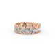 Pear Shape Diamond Eternity Bands in Gold