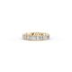 Princess Shape Diamond Eternity Bands in Gold