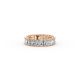 Radiant Shape Diamond Eternity Bands in Gold