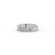 Radiant Shape Diamond Eternity Bands in Gold