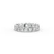 Round Shape Diamond Eternity Bands in Gold