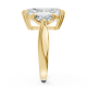 Radiant 14K White Gold Fashion Bridal Ring