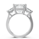 Emerald 14K White Gold Fashion Bridal Ring