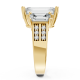 Emerald 14K White Gold Fashion Bridal Ring