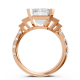 Emerald 14K White Gold Fashion Bridal Ring