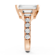 Emerald 14K White Gold Fashion Bridal Ring