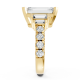 Emerald 14K White Gold Fashion Bridal Ring