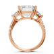 Emerald 14K White Gold Fashion Bridal Ring