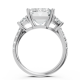 Emerald 14K White Gold Fashion Bridal Ring