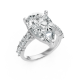 Pear Shape 14K White Gold Fashion Bridal Ring