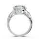 Pear Shape 14K White Gold Fashion Bridal Ring