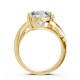 Pear Shape 14K White Gold Fashion Bridal Ring
