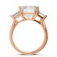Emerald 14K White Gold Fashion Bridal Ring