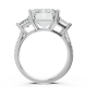 Emerald 14K White Gold Fashion Bridal Ring