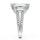 Emerald 14K White Gold Fashion Bridal Ring