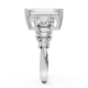 Emerald 14K White Gold Fashion Bridal Ring