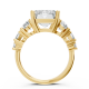 Emerald 14K White Gold Fashion Bridal Ring