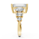 Emerald 14K White Gold Fashion Bridal Ring
