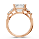 Emerald 14K White Gold Fashion Bridal Ring
