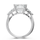 Emerald 14K White Gold Fashion Bridal Ring