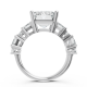 Emerald 14K White Gold Fashion Bridal Ring