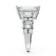 Emerald 14K White Gold Fashion Bridal Ring