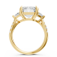 Emerald 14K White Gold Fashion Bridal Ring