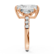 Radiant 14K White Gold Fashion Bridal Ring