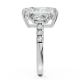 Radiant 14K White Gold Fashion Bridal Ring