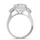 Radiant 14K White Gold Fashion Bridal Ring