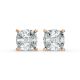 4 Prong Solitaire Earrings