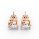 4 Prong Solitaire Earrings