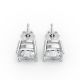 4 Prong Solitaire Earrings