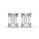 4 Prong Solitaire Earrings