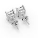 4 Prong Solitaire Earrings